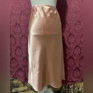 Rose metallic retro skirt